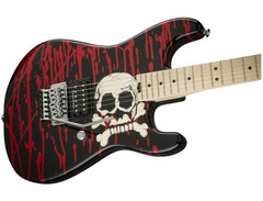 Charvel Warren DeMartini Signature Pro-Mod Blood and Skull - Blood and Skull image 3