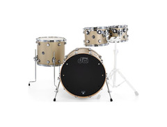 DW Performance Series 4-piece Shell Pack with 22-inch Bass Drum - Gold Mist image 2