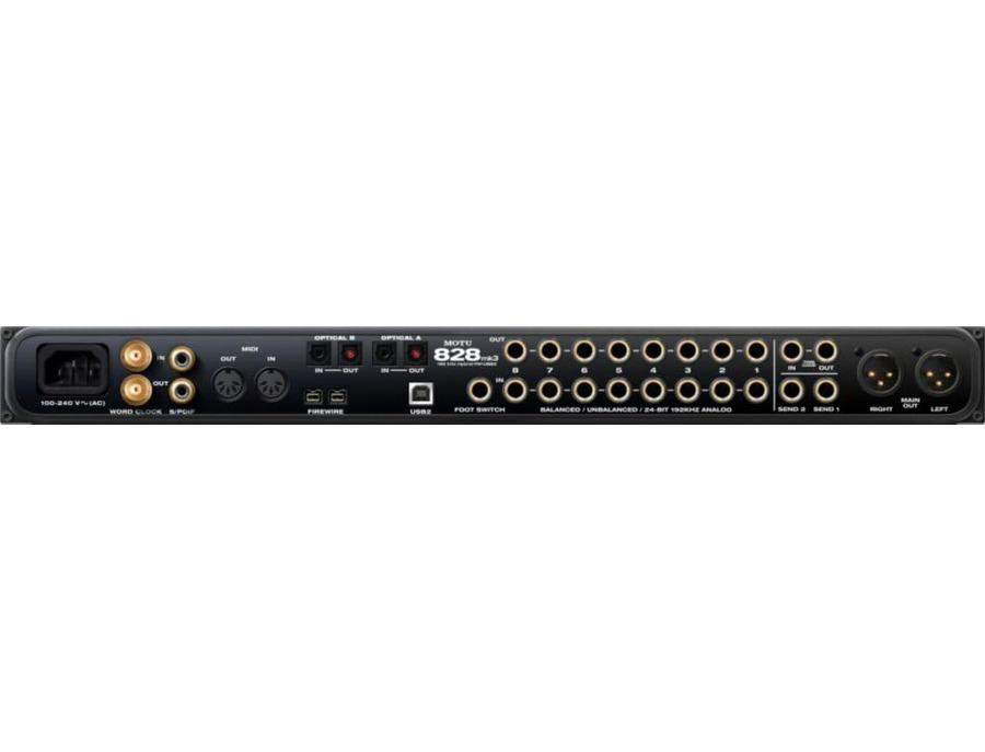 MOTU 828mk3 Firewire オーディオインターフェース※詳細要確認 MOTU 828mk3 Firewire Audio Interface - What To Know & Where To Buy