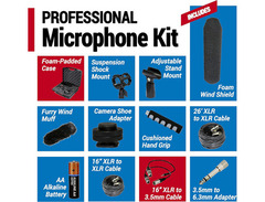 vidpro xm-88 shotgun microphone kit image 3