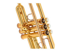 Yamaha YTR-8335LAII Custom LA Professional Bb Trumpet - Gold Lacquer image 4