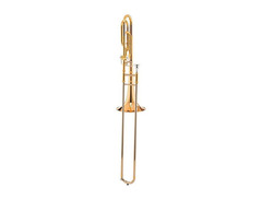 Yamaha YSL-448G Intermediate Trombone - F-Attachment - Clear Lacquer - Gold Brass Bell image 3