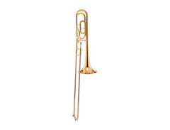 Yamaha YSL-448G Intermediate Trombone - F-Attachment - Clear Lacquer - Gold Brass Bell image 4