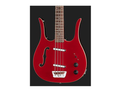 Danelectro Red Hot Longhorn Semi-hollowbody Bass Guitar image 4