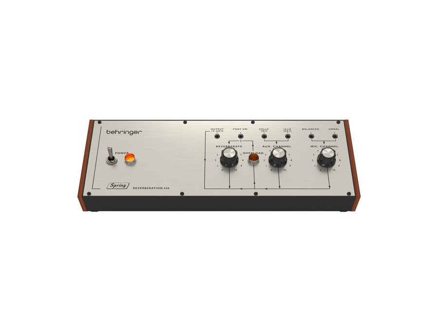 Behringer Spring Reverberation 646 Spring Reverb Module - What To