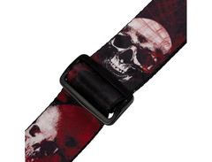 Levy's MPS2 Polyester Guitar Strap - Blood Red image 3