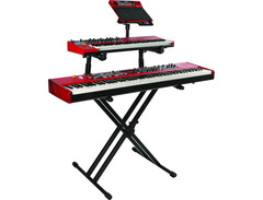 Quik Lok QL-742 Double Tier Double Braced Keyboard Stand image 2