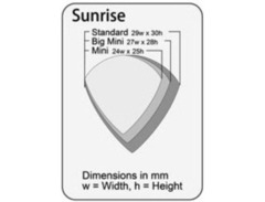 Gravity Picks Sunrise Big Mini Polished Blue Multi-Hole Guitar Picks 2.0 mm image 2