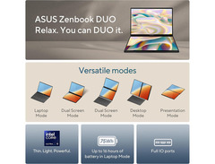 Asus Computers 14" Zenbook Duo UX8406CA Multi-Touch Laptop image 2