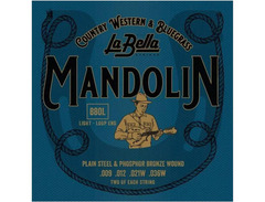 La Bella 880L Mandolin Ph.Br. Light 9-36 image 4