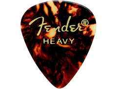 Fender 351 Heavy Celluloid Picks - Tortoiseshell image 2