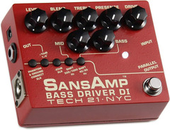 Tech 21 Sansamp Bass Driver & DI Vermillion Red Limited Edition image 3
