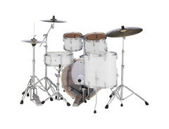 Pearl Export Standard 5-Piece Drum Set with Hardware Pure White image 2