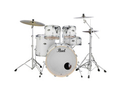Pearl Export Standard 5-Piece Drum Set with Hardware Pure White image 3
