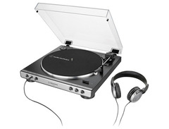 Audio-Technica AT-LP60XHP Belt-Drive Turntable with Headphones image 2