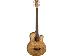 Dean Exotica Quilted Ash Acoustic-Electric Bass Guitar image 3