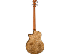 Dean Exotica Quilted Ash Acoustic-Electric Bass Guitar image 4