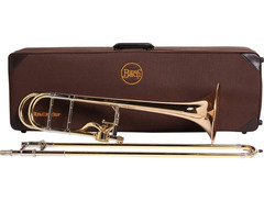 Bach 42A Stradivarius Professional Model Tenor Trombone w/ Open F Wrap image 3