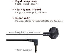 Panasonic RP HJE120 - headphones image 2
