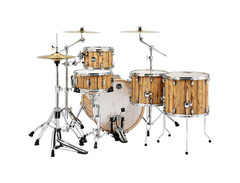 Mapex Mars Series 5-Piece Crossover Shell Pack With 22" Bass Drum Driftwood Chrome image 3