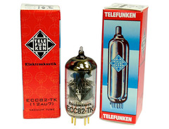 TELEFUNKEN ECC82-TK (12AU7) Preamp Tubes Single image 2