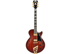 D'Angelico Deluxe SS Semi-Hollow Single Cutaway with Stop-Bar Tailpiece image 3