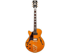D'Angelico Excel EX-SS Semi-Hollow with Stairstep Tailpiece Left Handed image 3