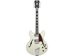 D'Angelico Premier DC Semi-Hollow Double Cutaway with Stairstep Tailpiece image 3