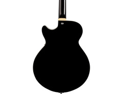 D'Angelico Premier SS Semi-Hollow Single Cutaway with Stop-Bar Tailpiece, No F Holes image 2