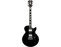 D'Angelico Premier SS Semi-Hollow Single Cutaway with Stop-Bar Tailpiece, No F Holes image 3