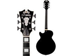 D'Angelico Premier SS Semi-Hollow Single Cutaway with Stop-Bar Tailpiece, No F Holes image 4