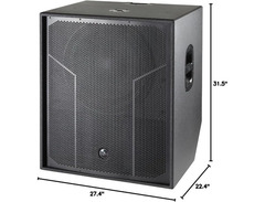 D.A.S. Audio Action S118A 3200-Watt 18" Horn-Loaded Active Subwoofer image 2