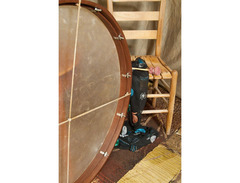 Dobani FD38T 38" Tuneable Frame Drum with Goatskin Head image 2