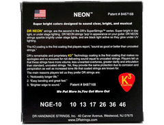 DR Strings Hi-Def Neon Green Electric image 2