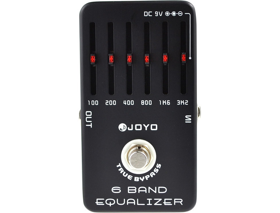 JOYO 6-Band EQ Pedal Electric Guitar Equalizer (100Hz 200Hz JOYO 6-Band EQ Pedal Electric Guitar Equalizer (100Hz 200Hz