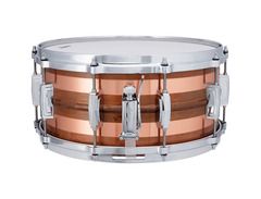 Ludwig Striped Copper Snare Drum image 2