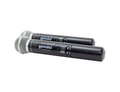 Gemini UHF-6200M Dual Channel Handheld Wireless Microphone System image 4