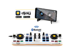 Hercules DJControl Mix 2-Channel Bluetooth DJ Controller image 3