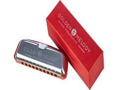 Hohner 542BL-G Progressive Series Golden Melody Harmonica - Key of G image 3