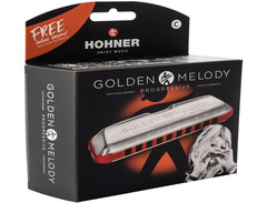 Hohner 542BL-G Progressive Series Golden Melody Harmonica - Key of G image 4