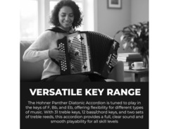 Hohner Panther Accordion F/Bb/Eb Keys image 4