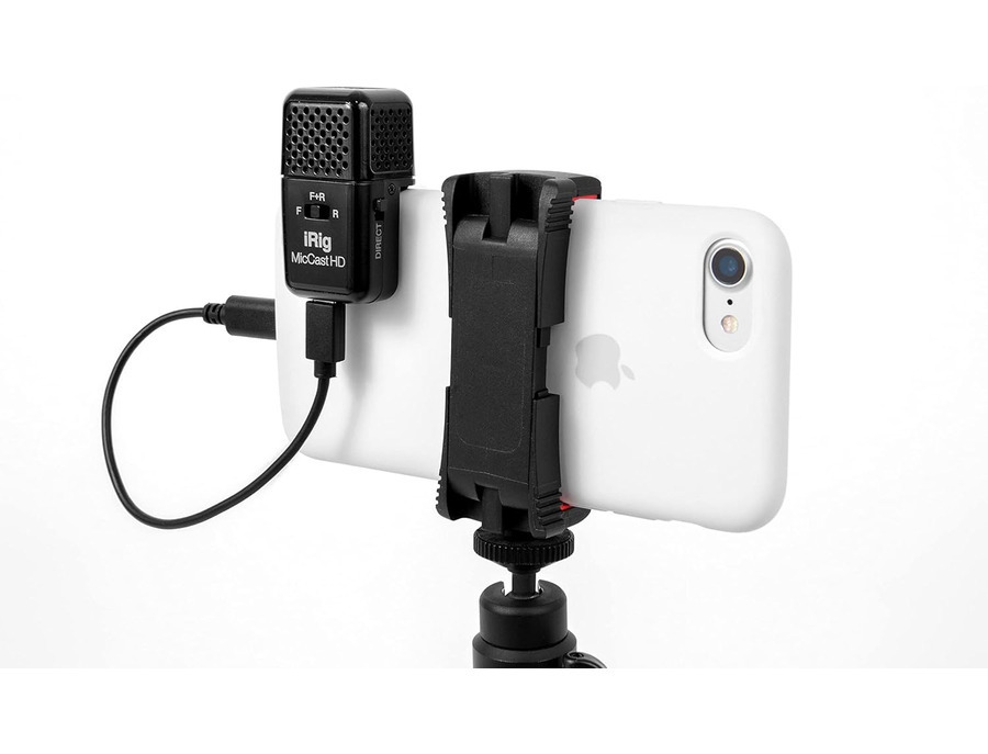 IK Multimedia iRig Mic Cast HD Mobile Voice Recording Microphone ...