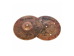 Istanbul Mehmet 12" Turk Flat Hole Bottom Hi-Hat Cymbals (Pair) image 2
