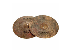 Istanbul Mehmet 15" Turk Medium Hi-Hat Cymbals (Pair) image 3