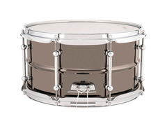 Ludwig LU0713C Universal Brass 7x13" Snare Drum with Triple Flange Hoops image 2