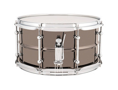 Ludwig LU0713C Universal Brass 7x13" Snare Drum with Triple Flange Hoops image 3
