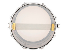 Ludwig LU0713C Universal Brass 7x13" Snare Drum with Triple Flange Hoops image 4