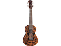 Luna Tribal Mahogany Concert Ukulele image 3