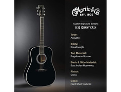 Martin D-35 Johnny Cash Custom image 2