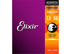 Elixir 16102 Nanoweb Coated Phosphor Bronze Acoustic Guitar Strings image 3